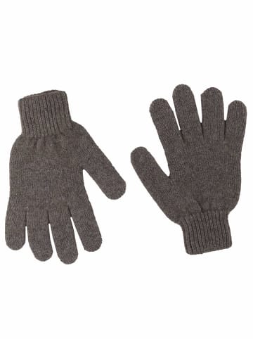Zwillingsherz Kaschmir-Handschuhe in Dunkelbraun