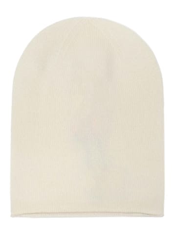 Zwillingsherz Kaszmirowa czapka beanie w kolorze białym