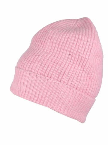 Zwillingsherz Kaszmirowa czapka w kolorze jasnoróżowym
