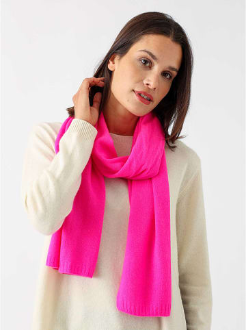 Zwillingsherz Kasjmieren sjaal roze - (L)180 x (B)30 cm