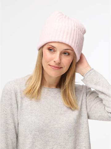 Zwillingsherz Kasjmieren beanie rosékleurig