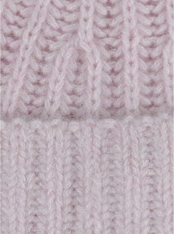 Zwillingsherz Kasjmieren beanie rosékleurig