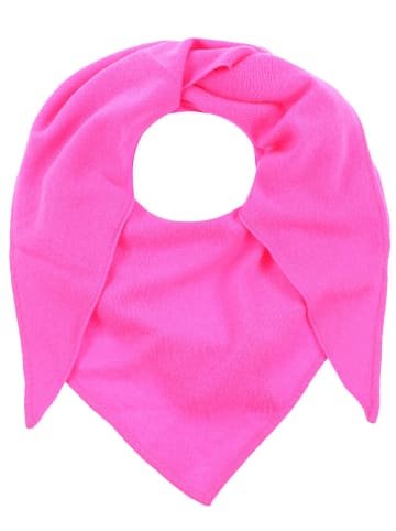 Zwillingsherz Kasjmieren driehoekige sjaal roze - (L)175 x (B)120 cm