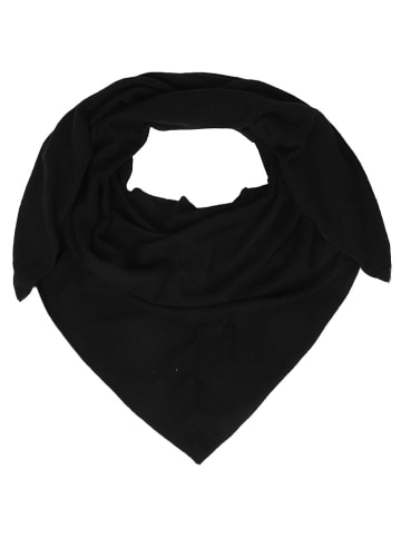 Zwillingsherz Kasjmieren sjaal zwart - (L)175 x (B)120 cm