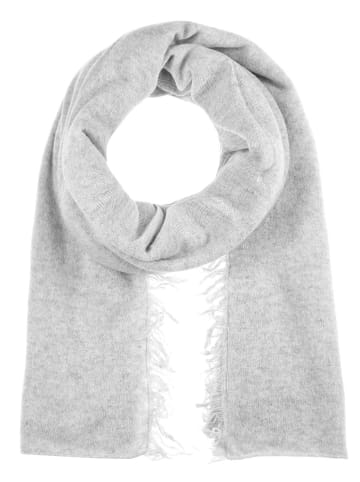 Zwillingsherz Kasjmieren sjaal lichtgrijs - (L)200 x (B)85 cm