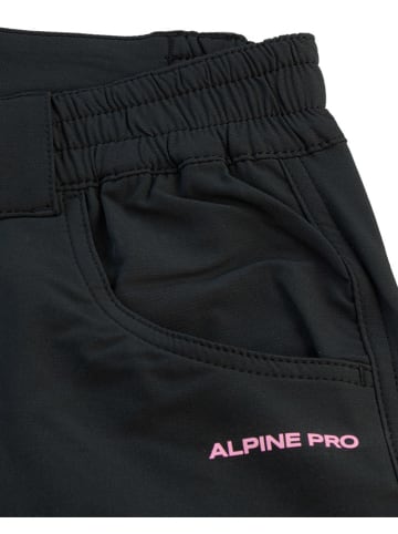 Alpine Pro Spodnie softshellowe w kolorze czarnym