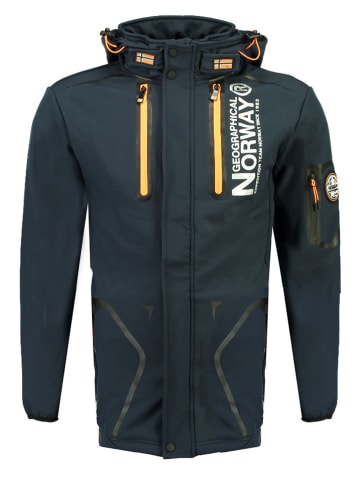 Geographical Norway Softshelljas "Tyreek" donkerblauw