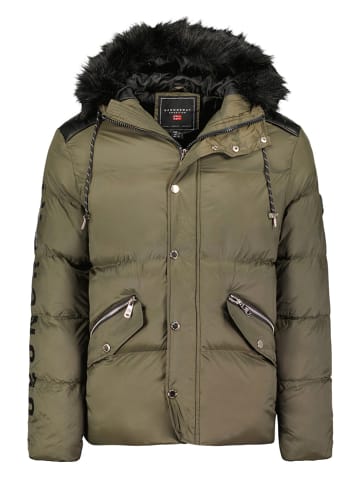 Geographical Norway Kurtka zimowa "Darwino" w kolorze khaki