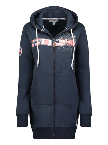 Geographical Norway Bluza "Forma" w kolorze granatowym