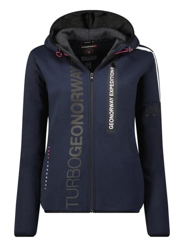 Geographical Norway Sweatvest "Freestyle" donkerblauw