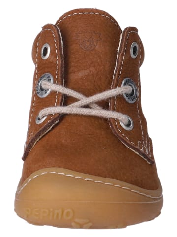 PEPINO Leder-Lauflernschuhe "Cory" in Braun