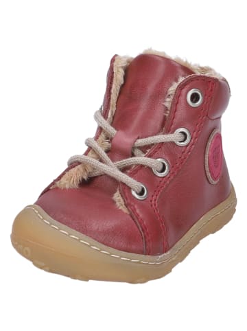 PEPINO Leren boots "Georgie" rood