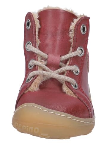 PEPINO Leren boots "Georgie" rood