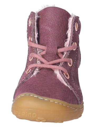 PEPINO Leder-Boots "Georgie" in Lila/ Rosa