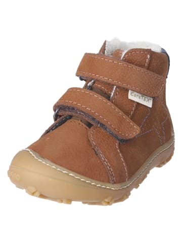 PEPINO Leder-Boots "Donny" in Hellbraun/ Blau