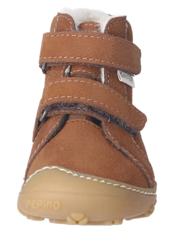 PEPINO Skórzane botki "Donny" w kolorze jasnobrązowo-niebieskim