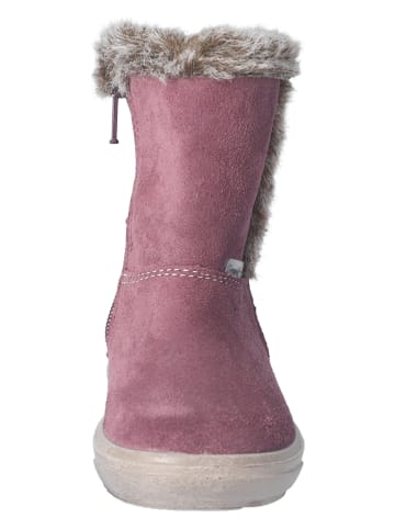 PEPINO Leren winterlaarzen "Usky" oudroze/beige