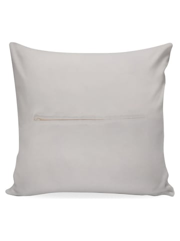 Colorful Cotton Kissen in Beige/ Rot