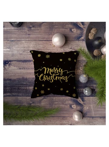 Colorful Cotton Kussen zwart