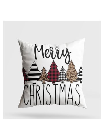 Colorful Cotton Kissen in Weiß/ Bunt