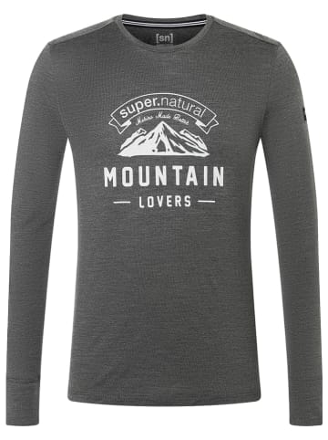 Super.natural Koszulka "Mountain Lovers" w kolorze szarym