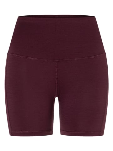 super.natural Trainingsshort "Liquid Flow" bordeaux