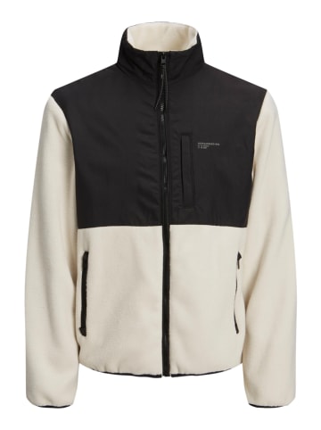 Jack & Jones Fleece vest "Blake" crème/zwart