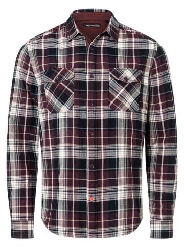 Timezone Hemd - Regular fit - in Schwarz/ Rot