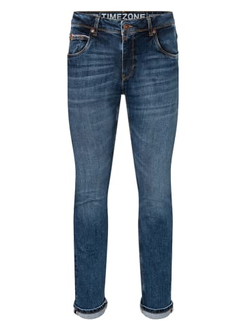Timezone Dżinsy "Scott" - Slim fit - w kolorze granatowym