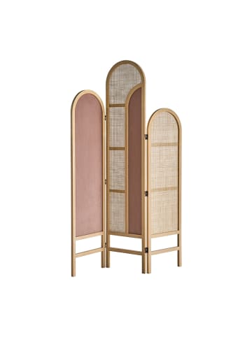 lastdeco Raumteiler "Bracke" in Rosa/ Hellbraun - (B)121 x (H)180 cm