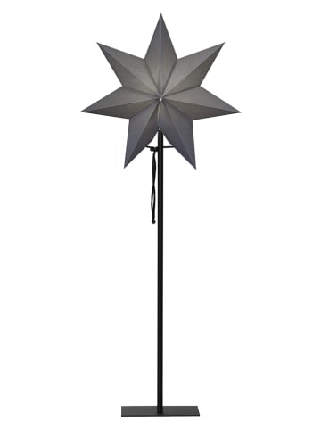 STAR Trading Staande lamp "Ozen" zwart - (B)34 x (H)85 cm