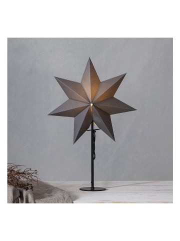 STAR Trading Lampa stojąca "Mixa" w kolorze szarym - 34 x 50 cm