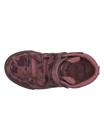 Hummel Skórzane sneakersy "Stadil Print Jr" w kolorze jasnoróżowym