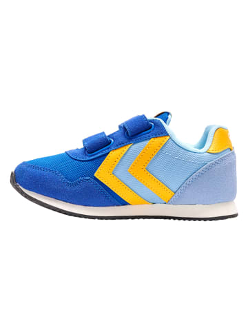 Hummel Sneakersy "Reflex Double Multi Jr" w kolorze niebieskim