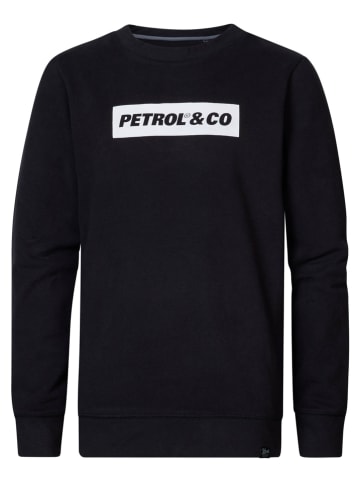 Petrol Sweatshirt in Schwarz