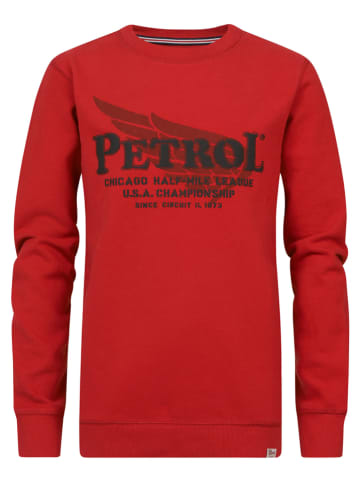 Petrol Sweatshirt rood