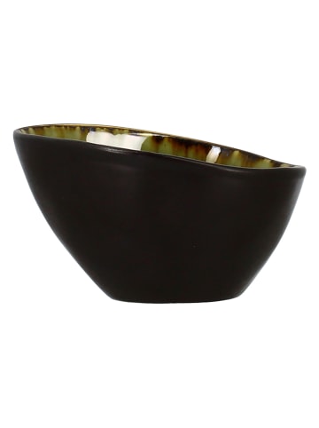 Ogo Living 6-delige set: minikommen "Meta" groen/zwart - Ø 10 cm