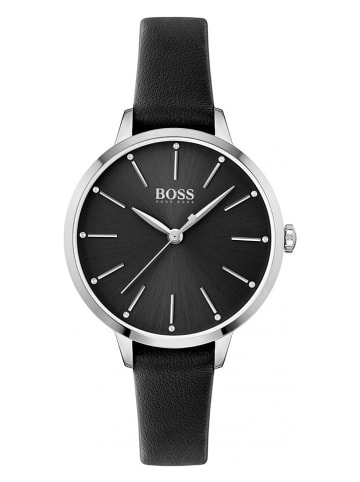 Hugo Boss Zegarek kwarcowy "Symphony" w kolorze srebrno-czarnym