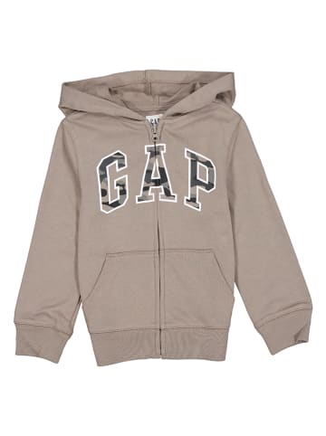 GAP Sweatvest lichtbruin/grijs
