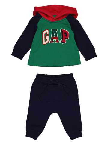 GAP 2-delige outfit groen/donkerblauw