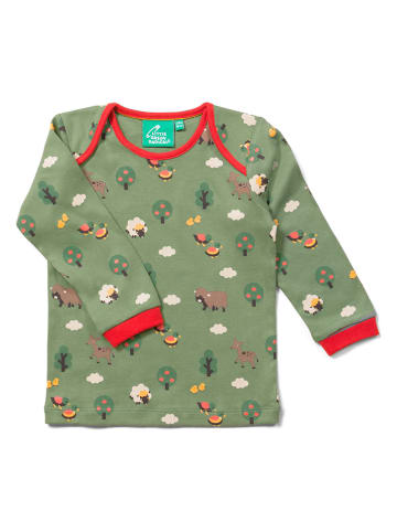 Little Green Radicals Pyjama "Animal Friends" groen