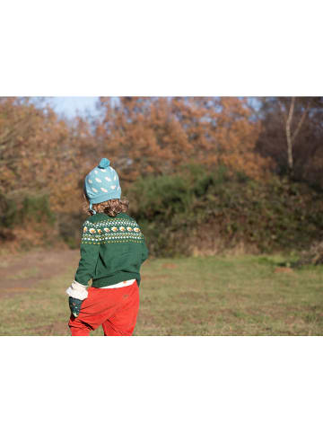 Little Green Radicals Czapka "Fluffy Cloud" w kolorze błękitnym