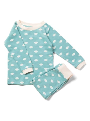 Little Green Radicals Pyjama "Fluffy Cloud" in Blau