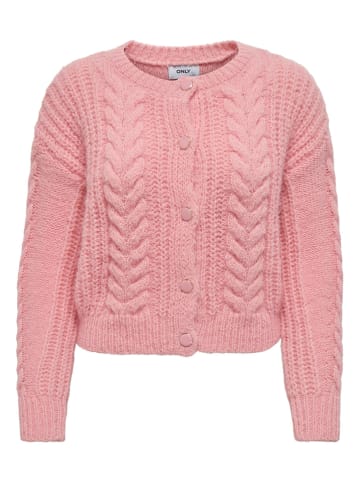 ONLY Cardigan "Tundra Life" in Rosa