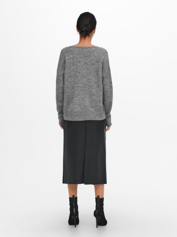 JDY Sweter "Elanora" w kolorze antracytowym