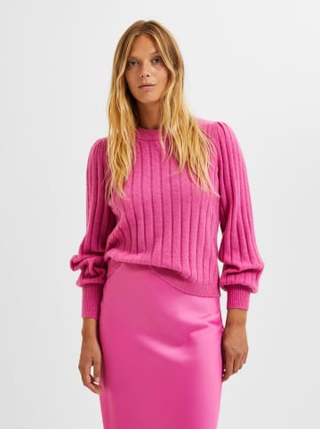 SELECTED FEMME Sweter w kolorze różowym