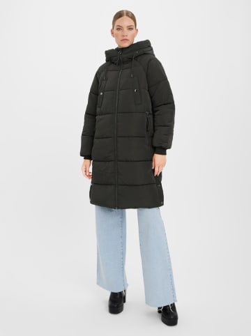 Vero Moda Płaszcz zimowy "Aura" w kolorze ciemnozielonym