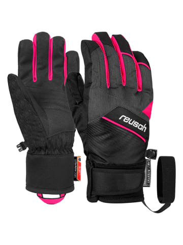 Reusch Rękawiczki narciarskie "Ferdi R-TEX® XT Junior" w kolorze różowo-czarnym