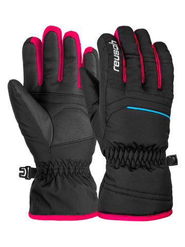 Reusch Rękawiczki narciarskie "Alan" w kolorze czarno-różowym