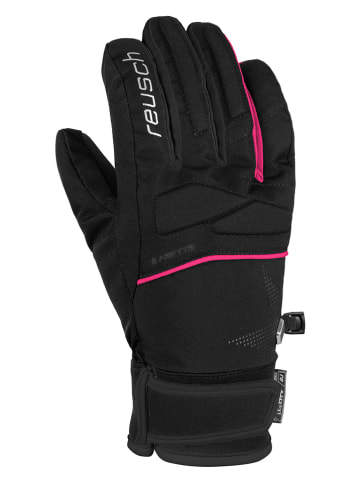 Reusch Rękawiczki narciarskie "Mikaela Shiffrin R-TEX® XT" w kolorze czarno-różowym